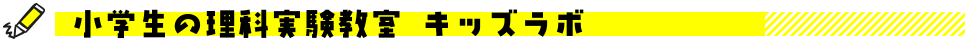 小学生の理科実験教室 キッズラボ