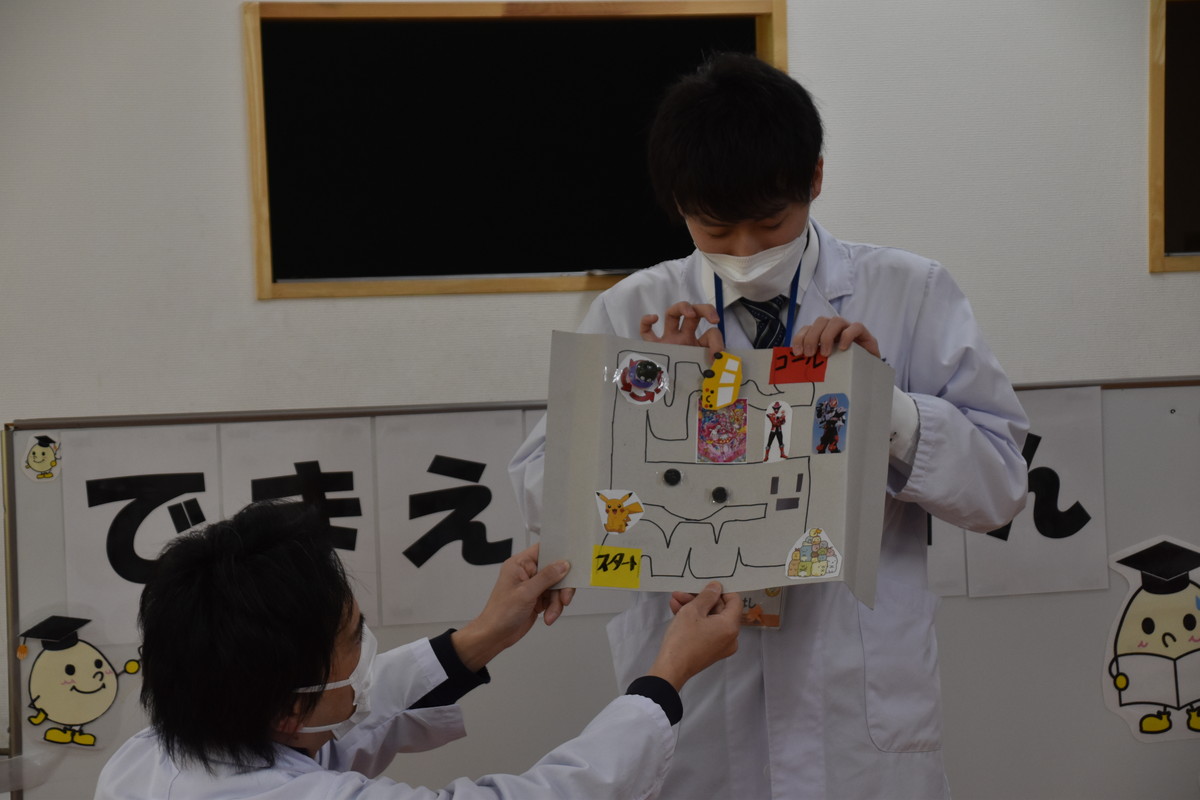 12月1日　年中さんテトメ出前実験