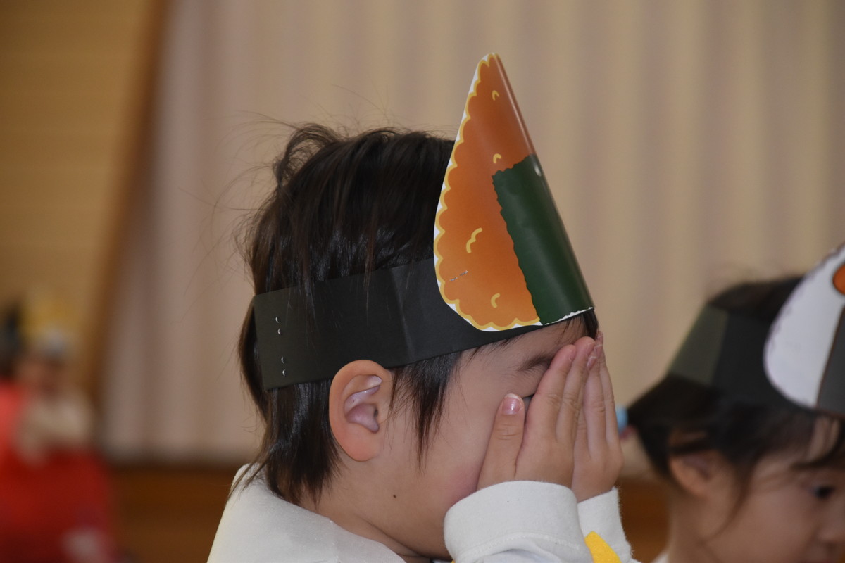 2月15日　ちゅうりっぷ組さんお遊戯会リハーサル