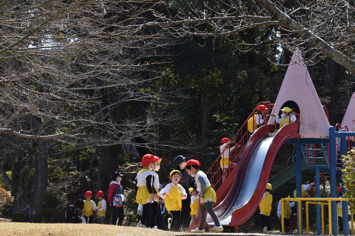 3月14日　偕楽公園　～年少児・年中児～