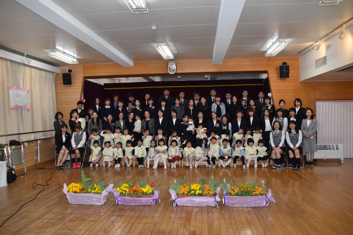 3月22日　幼児舎大川（ちゅうりっぷ組）修了式