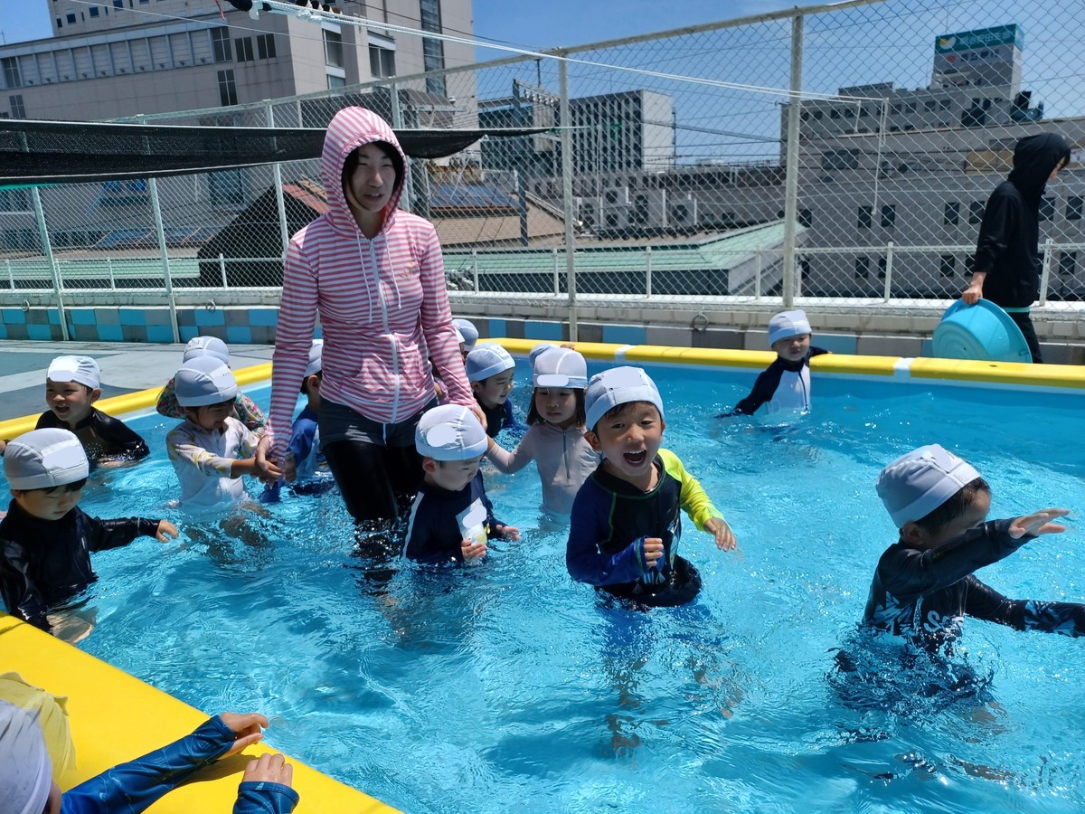 8月9日　くろーばー組　なつやすみ前半のあそび