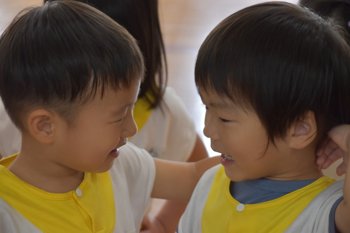 9月12日　年少さんの運動会ごっこ