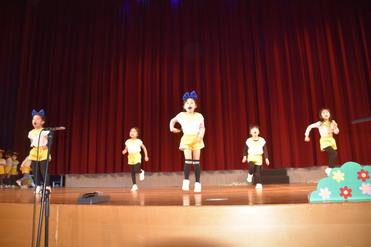 2月6日生活発表会リハーサルのようす