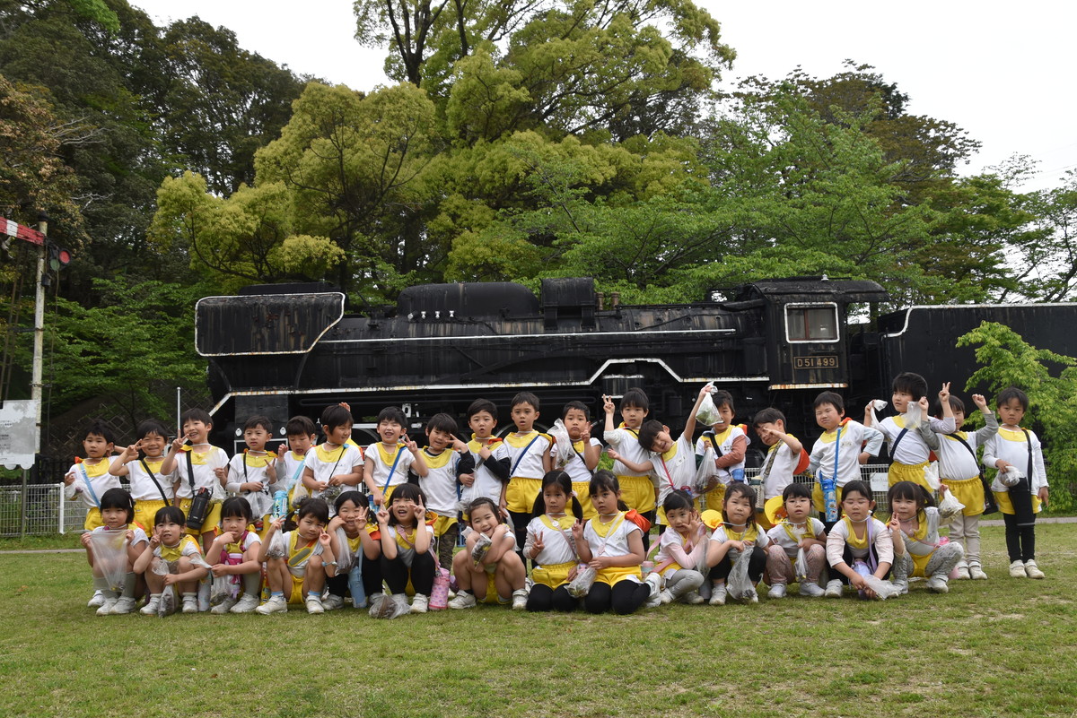 ４月２２日　年中児・年長児偕楽公園