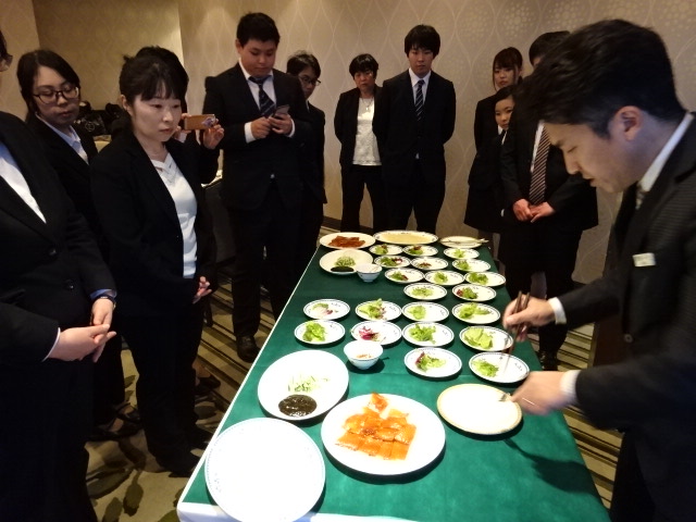 ホテル研修パート２～中国料理フルコース～