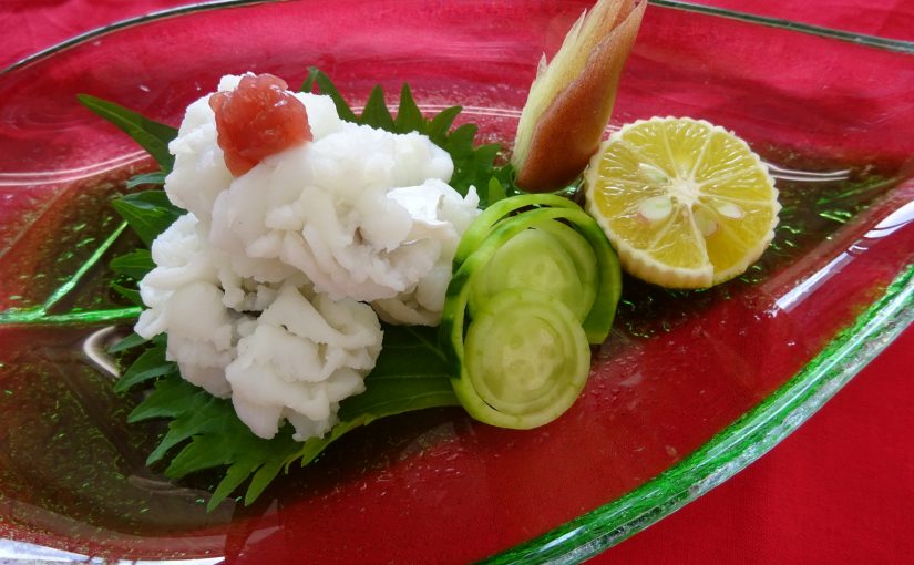 日本料理　鱧に挑戦！！